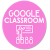 pink google classroom button 